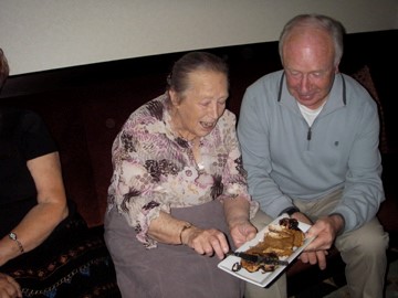 Margaret Freeman and John Byfield at the 2008 London Conference.
